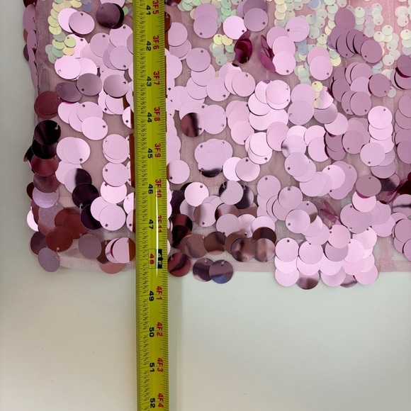 MAJORELLE Yasmina Gown in Iridescent Pink Multi Size M - Picture 10 of 10